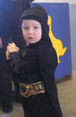 Foto: Balder som batman